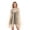 Beige, variant on Adult Sheer Cape with Hood Double Layer Mesh Halloween Cosplay Costume Cloak