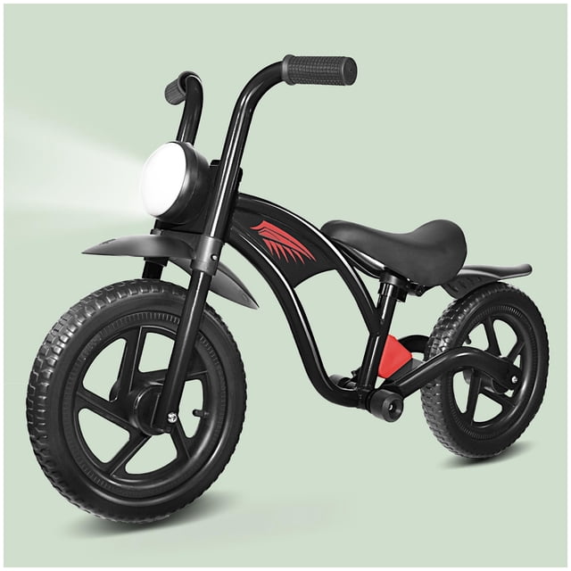 KRIDDO Kids Balance Bike for 2-5 Years, with Front Light, Upgraded Stable Tires, Upgraded Bearing for Smooth and Stable Riding, Front and Rear Fender
