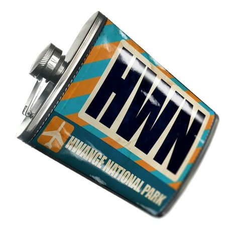 

NEONBLOND Flask Airportcode HWN Hwange National Park