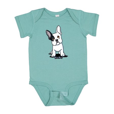

Inktastic B/W Frenchie (Darks) Gift Baby Boy or Baby Girl Bodysuit