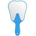 thumbnail image 1 of Hand Makeup Mirror Teeth Shaped Hairdressing Mirror Cosmetic Mirror for Salon, 1 of 10