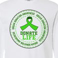 thumbnail image 4 of Inktastic Donate Life-organ Donation Awareness Long Sleeve T-Shirt, 4 of 5