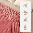 thumbnail image 5 of Fleece Throw Blanket for Couch Bed,3D Imitation Turtle Shell Jacquard Decorative Blankets,Cozy Soft Lightweight Fuzzy Flannel Blanket Suitable for All Seasons,Velvet Decorative Bed Blanket,100x70cm, 5 of 9