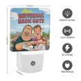 thumbnail image 2 of Chicos de Renta Básica Universal Luz nocturna LED con sensor de anochecer a amanecer para dormitorio, baño, pasillo, escaleras - Lámpara LED nocturna de enchufe, 0.5W - 1 pieza, 2 of 6