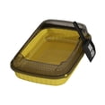 thumbnail image 3 of Caja de arena para gatos abiertos, bandeja de arena para mascotas, inodoro de gatos, baño para ir al baño, para amarillo, 3 of 8