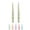 3#White, variant on XINAOBAOLUO 10 inch Unscented Candles White Long Candles Taper Candles Dripless Candle Sticks Smokeless Candles Pack of 2