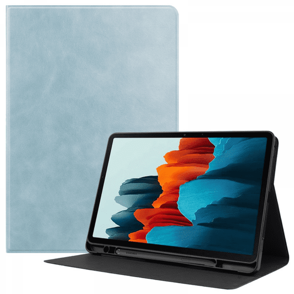 For Samsung Galaxy Tab S7 2020 11" (Model SM-T870/T875) with S Pen Stand, Ultra Light Stand Cover, with Auto Wake/Sleep, Blue