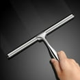 thumbnail image 3 of KSENDALO All-Purpose Shower Squeegee SUS304 Stainless Steel for Glass, Car, Window Cleaning for Shower, Silver, 3 of 7