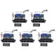 thumbnail image 1 of 5X 2X25W + 50W 2.1 Canales Bluetooth 5.0 Subwoofer Clase D Kit de Placa de Amplificador de Audio con CC Hembra + Cable USB + Control Remoto, 1 of 9