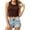 Brown -TOPS, variant on Sleeveless Round Neck Cropped Tank Top for Women Casual Form Fitting Ribbed Knit Blouse Summer TopsHot PinkXXL