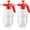 Red, variant on 2 Pcs Handheld Garden Pump Sprayer Bottle Hand Held Lawn Pressure Pump Sprayer with Adjustable Nozzle for Chemicals Watering Weeds (27 oz,Green)