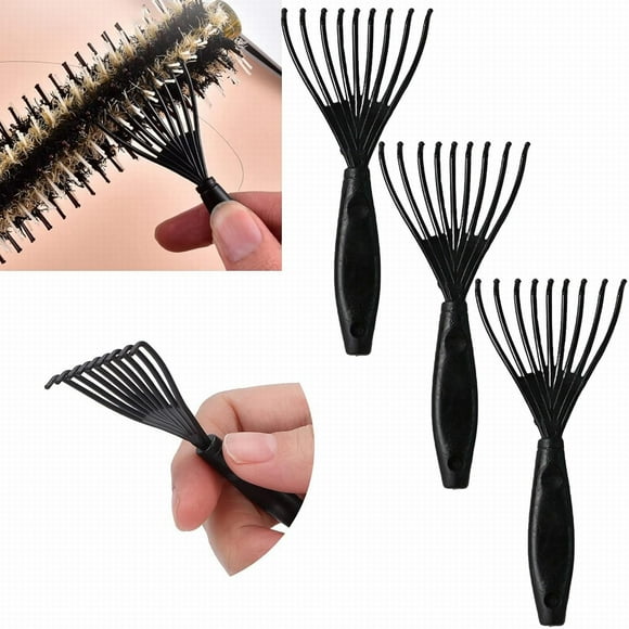 Outils de Beauté Brosse à Cheveux Outil de Nettoyage Brosse à Cheveux Râteau Brosse à Cheveux Peigne Nettoyeur Brosse à Cheveux Peigne à Cheveux Outil Intégré Salon Maison Poignée en Plastique
