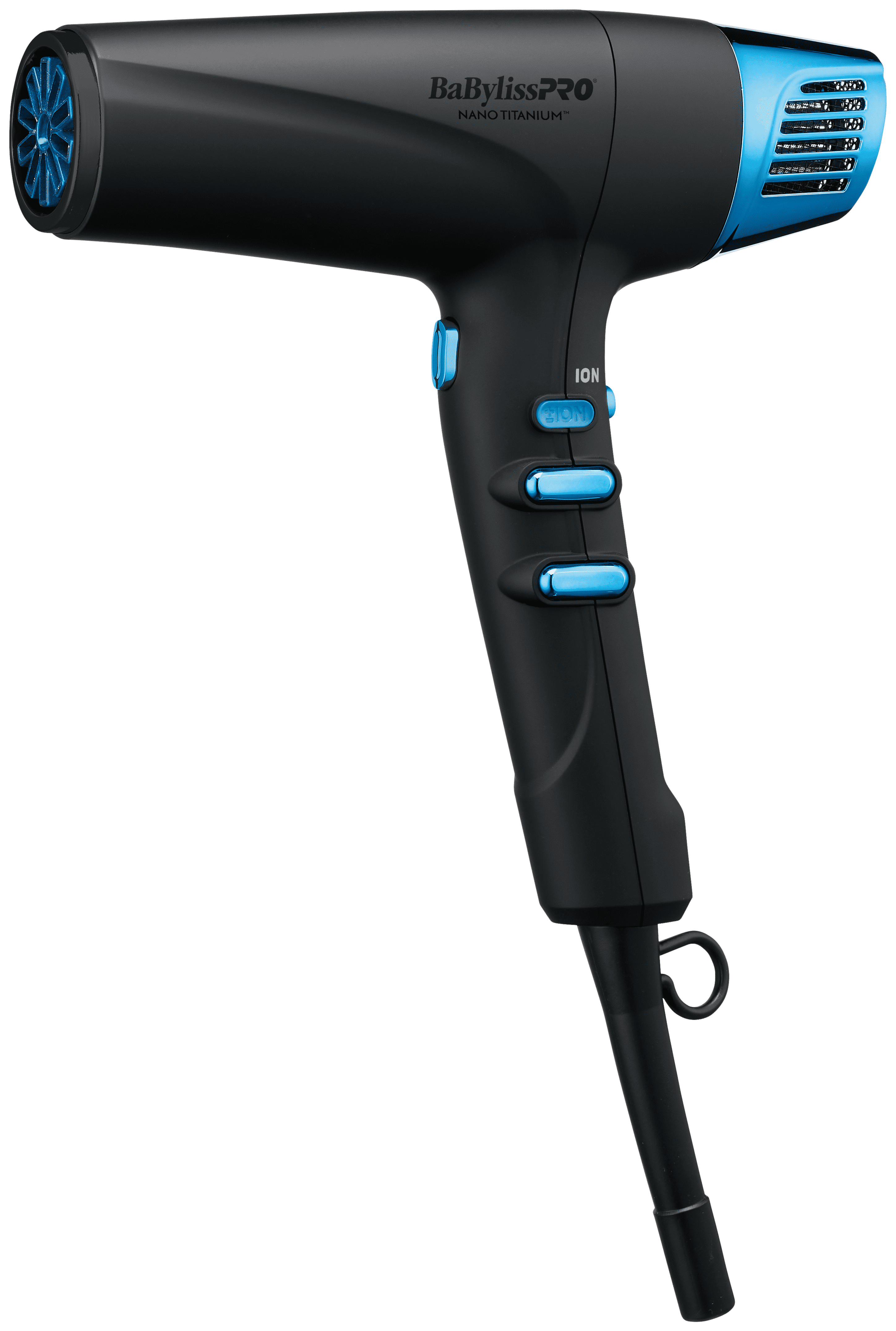 (3 pack) BaBylissPRO Nano Titanium Matte Black High-Speed Dual Ionic Dryer