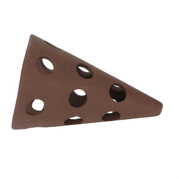 Aquarium Hideout, Ceramic Conical Shape Hollow Fish Tank Hideout for Aquarium for Cichlids
