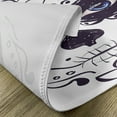 thumbnail image 5 of Ambesonne Sugar Skull Place Mats Set of 4, Make up Girl, Standard Size, Black White and Blue, 5 of 6
