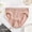 Pink, variant on Siminsem Ribbed Cotton Panties for Women Mid Waist Seamless Briefs Breathable Soft Underwear No Show Stretchy Comfortable Multipack S-XXL, Khaki,L