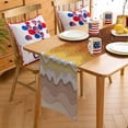 thumbnail image 2 of Table Runner 13x120inch Gradient Abstract Country Farmhouse Waterproof Table Cloth Holiday Kitchen Dining Table Decorations for Indoor Outdoor Home Party Coffee, 2 of 8