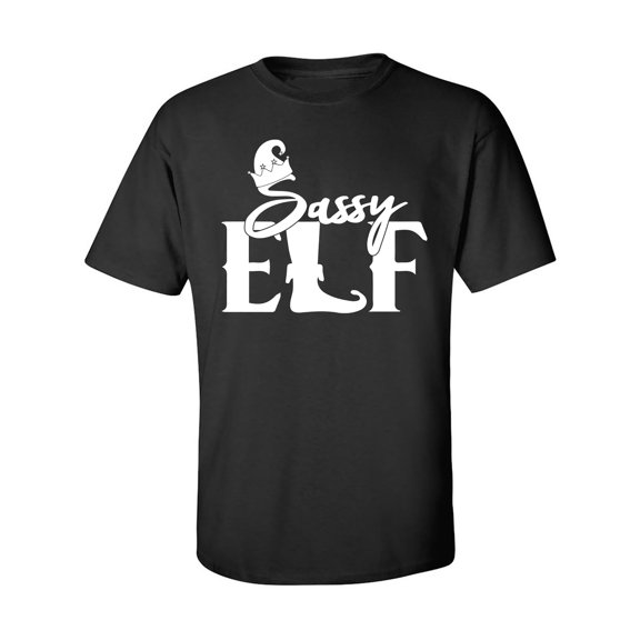 Sassy Elf Adult Short Sleeve T-shirt