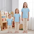 thumbnail image 6 of CALLINOX Girls T Shirts Toddler Kids 3 Pack Cotton Crew Neck Short Sleeve clothes, Sizes 2T-12, 6 of 7
