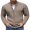 Heathered Brown, variant on COOFANDY Men's Full Zip Cardigan Sweater Slim Fit Cable Knitted Zip Up Sweater with Pockets