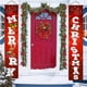 thumbnail image 5 of Bearachild 2 piezas de pancartas colgantes de Navidad, carteles de porche, decoración Exterior de cumpleaños Vertical, adornos de ventana para el hogar, Kits de decoración para fiestas 16631 Bearachild HA010123-05B, 5 of 6