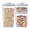 3 Pcs Set, variant on Pop Airtight Food Storage Containers with Lids- 3 Pcs Stackable One Button Opening Food Containers, Kitchen Pantry Storage Containers for Snacks Candy Salt Herbs Spices BPA-Free (1.2 QT * 3)