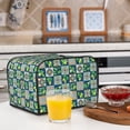 thumbnail image 5 of KLL Lemon and Leaves Print 4 Slice Toaster Dust Covers Kitchen Small Appliance Cover with 2 Pockets,Can hold Jam Spreader Knife & Toaster Tongs (12.4 x 10.6 x 8.2), 5 of 6