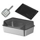 thumbnail image 5 of Caja de arena para gatos Salvador acero inoxidable inodoro para gatos interior negro alto, 5 of 10