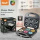 thumbnail image 1 of Mini Máquina para Hacer Donas, Calentamiento Totalmente Automático, Cocción Rápida y Sencilla, Máquina de Desayuno Versátil, Perfecta para Familias y Fiestas, Diseño Compacto, 800 W de Poten, 1 of 2
