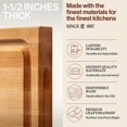 thumbnail image 3 of Reacondicionado Tabla para picar John Boos BBQBD de madera de arce reversible con ranura para liquidos 18x12 pulgadas, 3 of 5