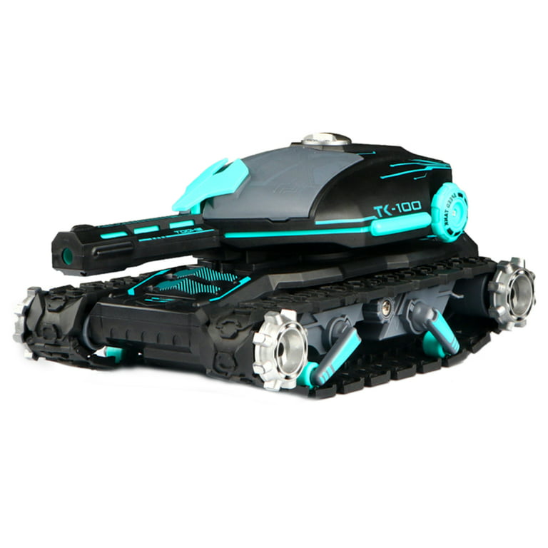 RC Tank Toy 2.4G Remote Control Tank 4WD RC Crawler Tank Water Bomb War Tank  Toy 1000mAh Rechargeable Electric Battle Tank 360 Rotating RC Tank for Age  6+ Boys Girls Adults 