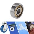 thumbnail image 2 of Unique Bargains Roulements à Billes EN5 Rainure Profonde 5x16x5mm P6 Roulements Lubrifiés Type Ouvert 1 Pce Roue de Scooter de Voiture Planche à Roulettes Ton Argent Or, 2 of 6