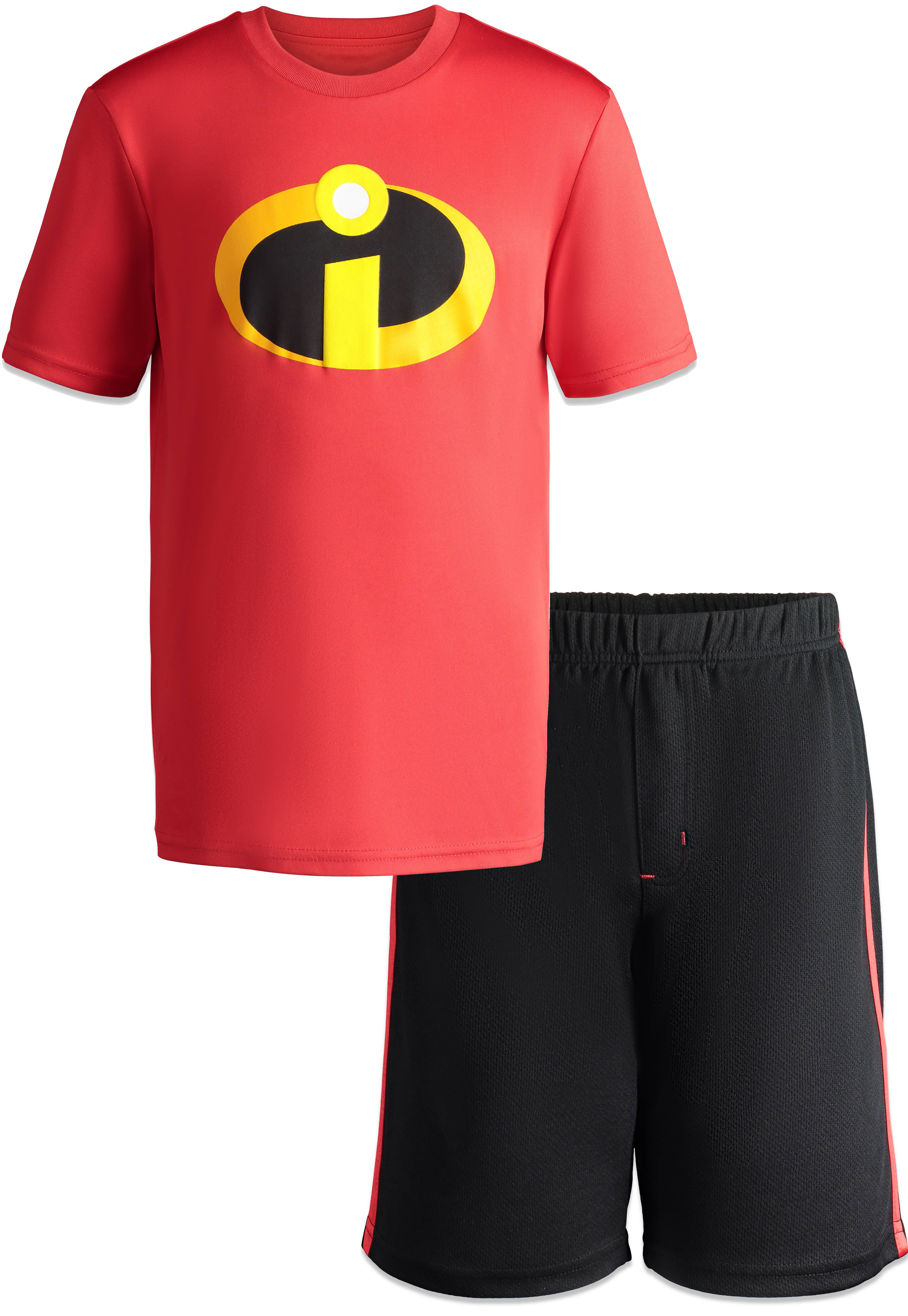 Disney Pixar Men's Incredibles 2 PC Shirt Shorts Pajama Set,Sizes S-XL 