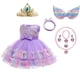 thumbnail image 2 of Vestido de princesa para niñas, vestido de baile, fiesta de bodas, desfile, vestido de Navidad para niños zhangyuxiang unisex, 2 of 2