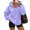 Light Purple #024, variant on Womens Oversized Quarter Zip Hoodies,Comfy Long Sleeve Sweatshirts,Casual Loose Fit Fall Fashion Clothes For Daily,Workout & Travel 3XL