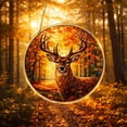 thumbnail image 2 of AZXY Deer Acrylic Suncatcher Window Hanging, 7.87 Inch Stained Glass Art Ornament, Crystal Sun Catcher Indoor Outdoor Garden Patio Wall Decor Gift, 2 of 6