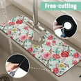 thumbnail image 5 of Kitchen Sink Splash Guard Faucet Mat 24" X 5.5" Floral Farmhouse Absorbent Fast Drying Mat Faucet Draining Mat Sink Splash Guard Behind Faucet Drip Catcher for Kitchen Bathroom, 5 of 5