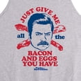 thumbnail image 2 of Parks and Recreation - Ron Bacon Eggs - Men's Jersey Tank Top, 2 of 4