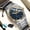 silver&Blue, variant on Men Versatile Quartz Wristwatch, Luminous Dial Easy Read Low Light Casual Business Timepiece