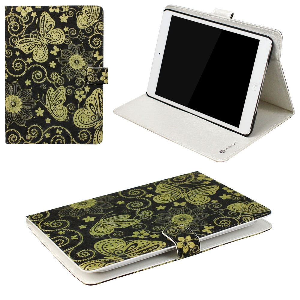 Download JAVOedge Gold Butterfly Pattern Book Case for the Apple ...