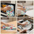 thumbnail image 6 of 2 Pcs Pioneer Flower Floral Print Pattern Kitchen Towels, Funny Microfiber Dish Towel Set, 18" X 26" Tea Towels, 6 of 6