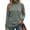 Army Green, variant on Edvintorg Women's Tunics High Neck Pullover Top Long Sleeve Casual Shirt Fall Blouse Woman Clothes S-2XL Coffee