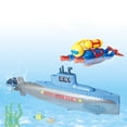 thumbnail image 4 of Juguetes acuáticos submarinos con mecanismo de relojería para niños, juguetes para piscina, baño, bañera y ducha, 4 of 5