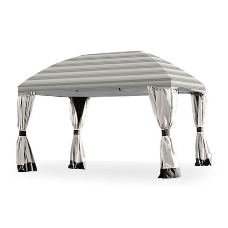 Garden Winds Replacement Canopy Top Cover for the Pomeroy Domed Gazebo - Standard 350 - Stripe Stone