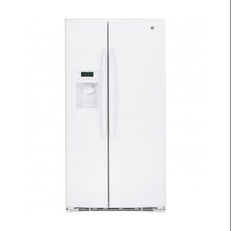 GE ® ENERGY STAR ® 21.8 CU.' SIDE BY SIDE REFRIGERATOR, WHITE