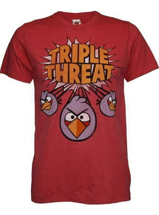 BORN TO BE ANGRY | ANGRY BIRDS T-Shirt Kids Age 7-8 Years Angry Bird Shirt