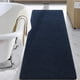 thumbnail image 1 of Alfombra de baño LOCHAS Luxury Shaggy de 60 x 180 cm, color azul marino, 1 of 7