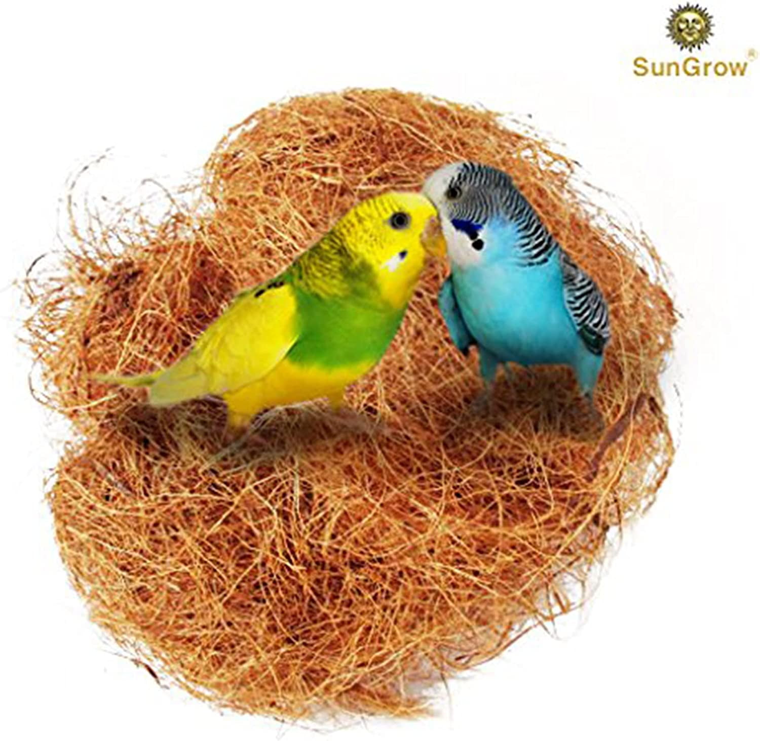 Sungrow Parakeet, Finch Coconut Fiber Nesting Box Pet Bedding For Bird Nest  And Cages - Walmart.Com