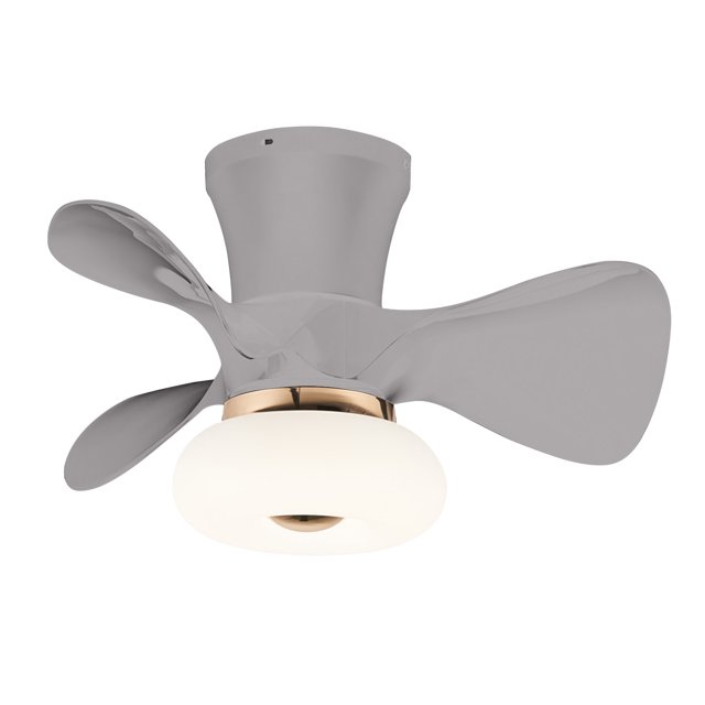 yeacher FS0021 AC220V Ceiling Fan with Lighting with Remote Control Positive Negative Rotation 3-Color Light 6-Speed Wind LED Lighting for Bedroom Living Room Dining Room