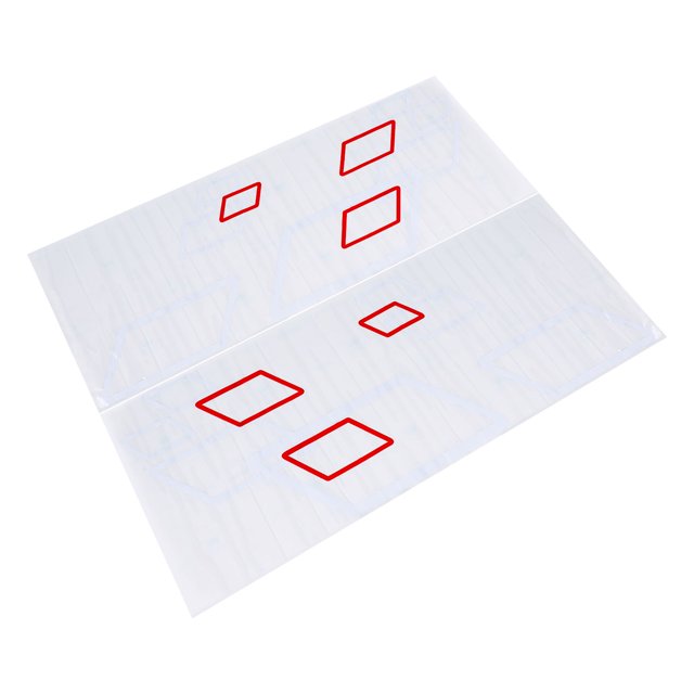 Car Body Side Sticker, Styling Decoration Auto Body Graphic Stickers PVC Sun Resistant For Off Road Vehicles Black Red,White Red